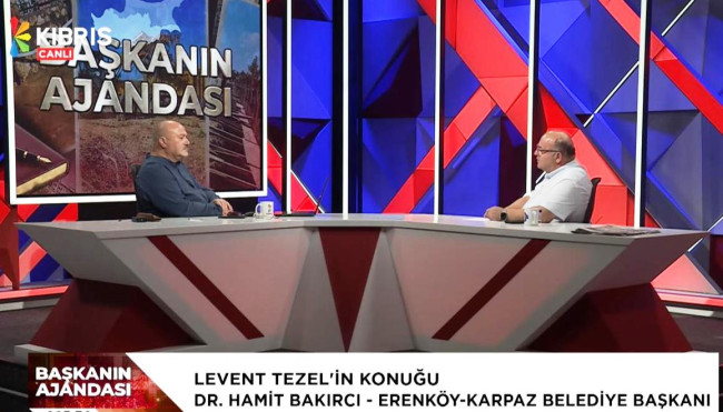Belediye Başkanımız Hamit Bakırcı, Kıbrıs TV ekranında yayınlanan "Başkanın Ajandası" programına konuk oldu.