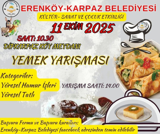 Yemeğinizin hikayesini "Yemekle" anlatın!
