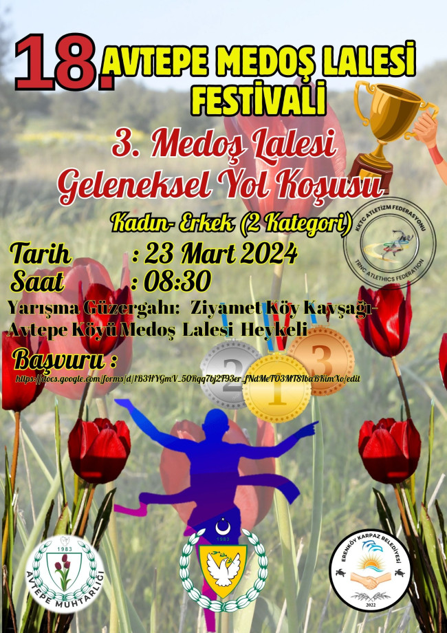 3.Medoş Lalesi Geleneksel Yol Koşusu