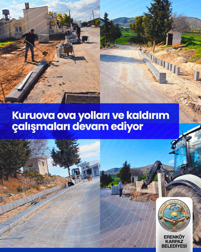 Kuruova k&ouml;y&uuml;m&uuml;zda &ccedil;alışmalar devam ediyor