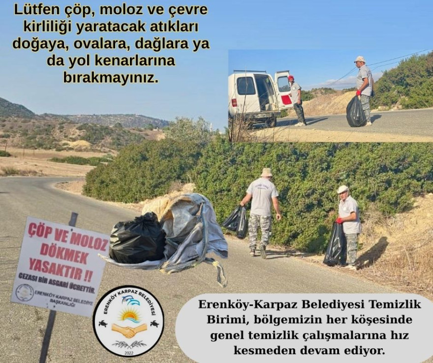 Bölgemizde Temizlik Çalışmaları Sürüyor