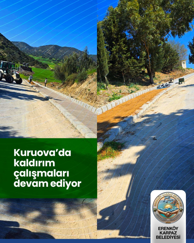 Kuruova'da &ccedil;alışmalarımız devam ediyor