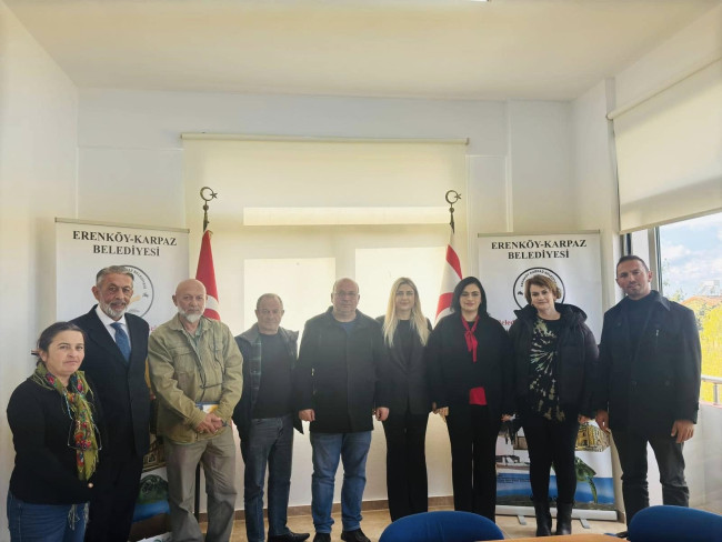 Kaleburnu köy festivali için Başkanımıza ziyaret