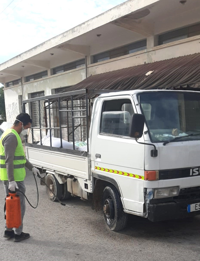 ERENK&Ouml;Y-KARPAZ BELEDİYESİ, ŞAP HASTALIĞINA  KARŞI &Ouml;NLEYİCİ TEDBİRLERİ HAYATA GE&Ccedil;İRDİ