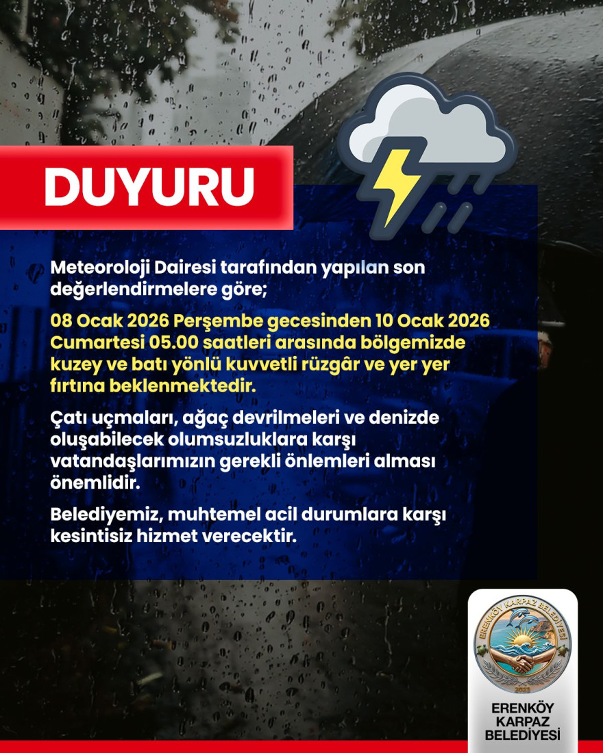 Meteoroloji'den Uyarı