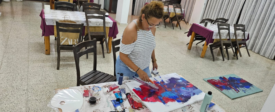 3.Uluslararası Karpaz Sanat Buluşması için Ressamlar Karpaz'da bir araya geldi