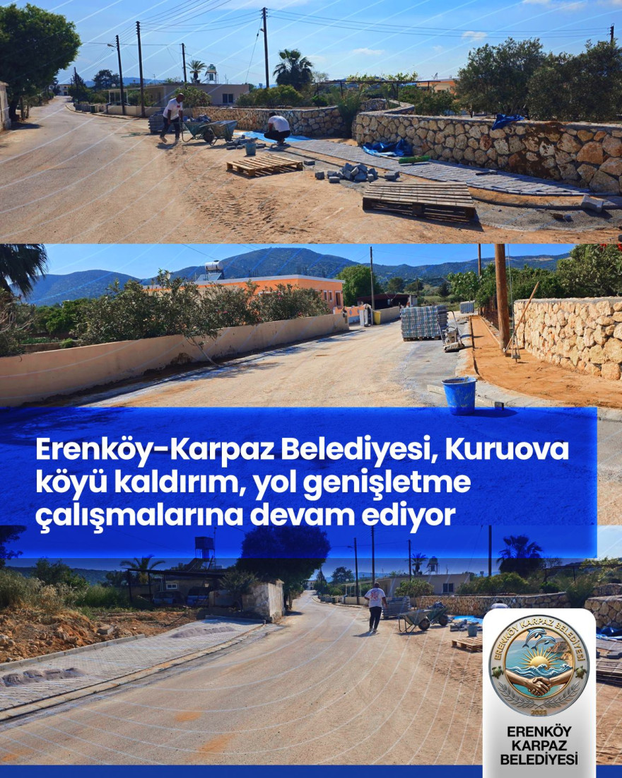 Kuruova k&ouml;y&uuml;nde &ccedil;alışmalarımız devam ediyor