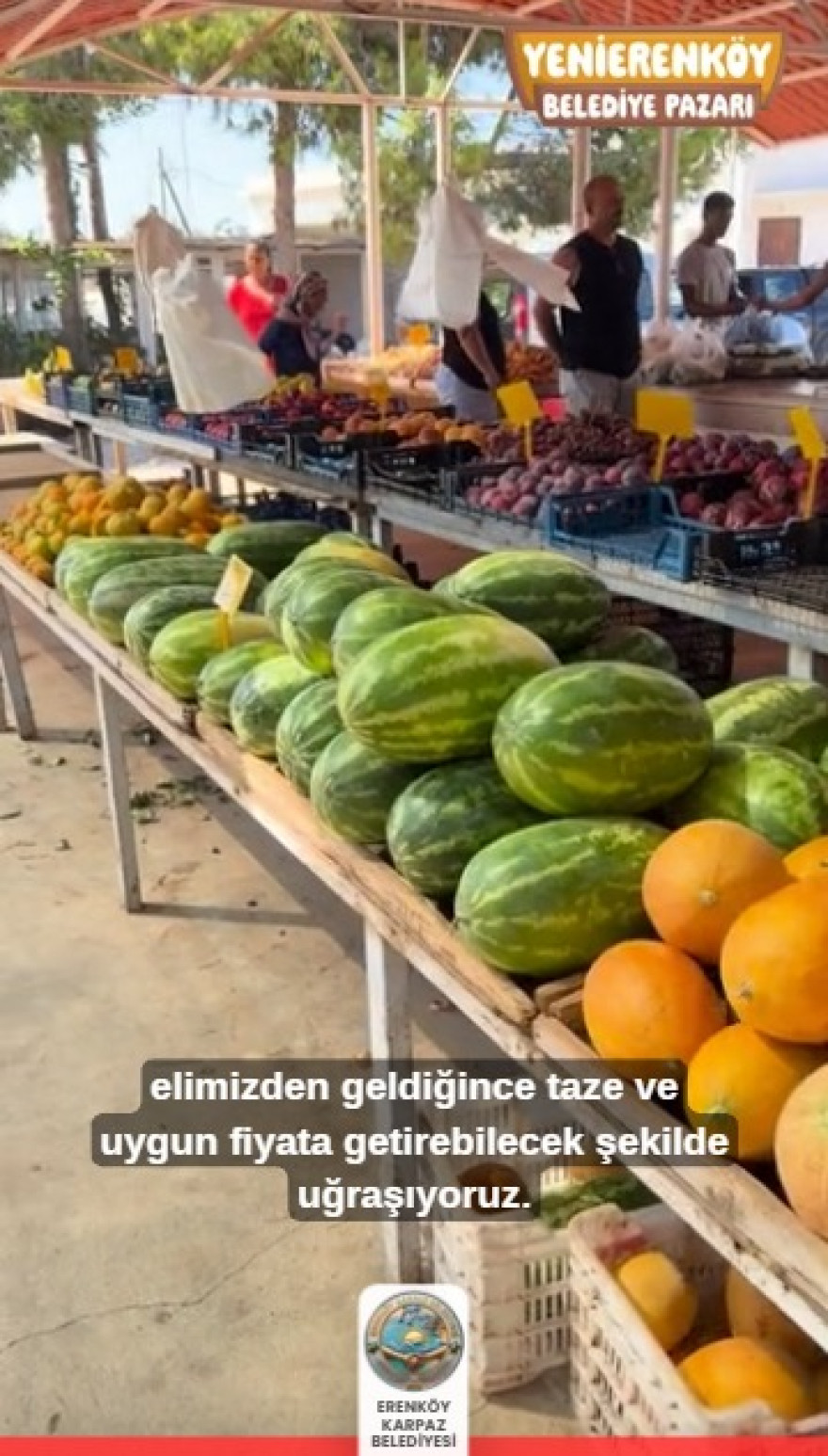 Erenk&ouml;y Belediye Pazarı
