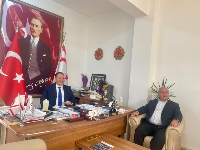 Meclis Başkanımız Öztürkler,  Başkanımız Dr. Bakırcı’yı ziyaret etti