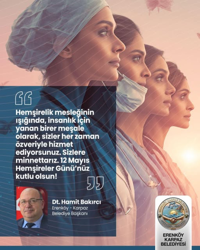T&uuml;m Hemşirelerimizin Hemşireler G&uuml;n&uuml;' kutlu olsun