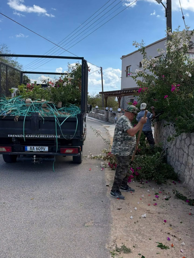 K&ouml;ylerimizde temizlik &ccedil;alışmalarımız devam ediyor.