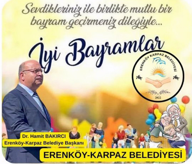 Dr. Bakırcı: Tüm halkımızın bayramını kutluyor, sağlıklı bayramlar diliyorum