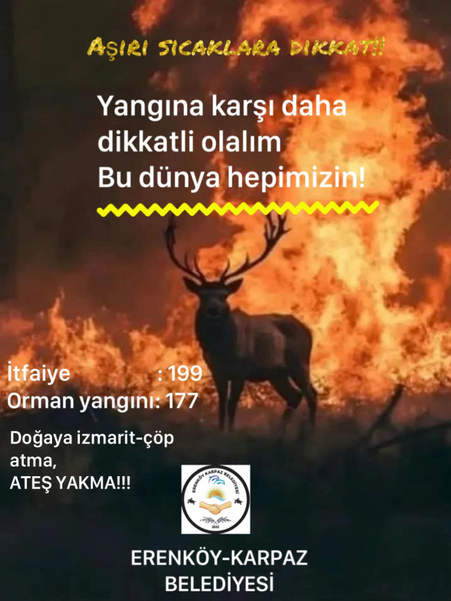 Dünya bizim, yangınlar içimizi yaktı!